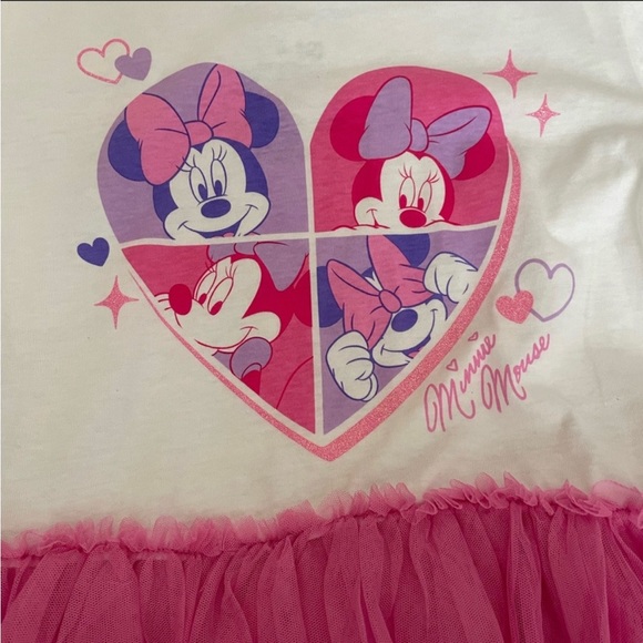 Disneys Minnie Mouse girls tulle dress size large (10/12) - Picture 2 of 2